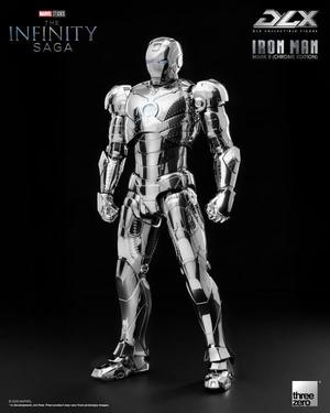 Marvel: The Infinity Saga DLX Iron Man Mark 2 (Chrome Edition) 1/12 Scale Action Figure