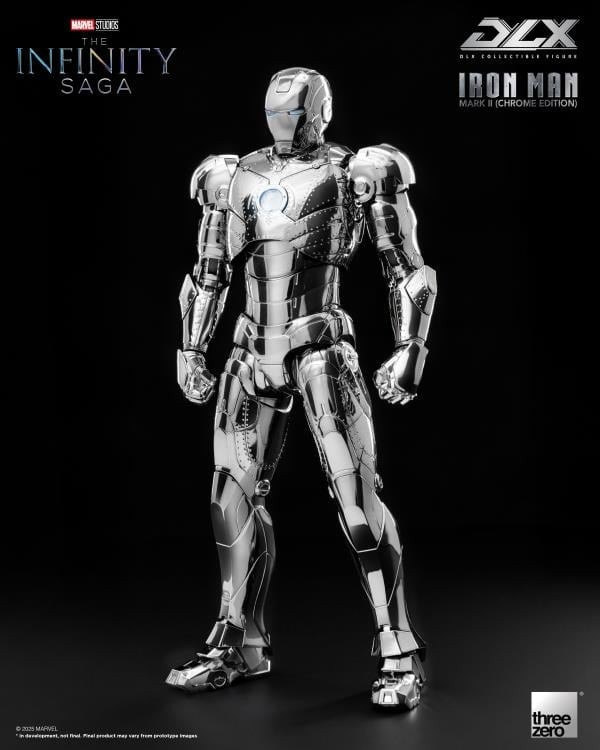 Marvel: The Infinity Saga DLX Iron Man Mark 2 (Chrome Edition) 1/12 Scale Action Figure