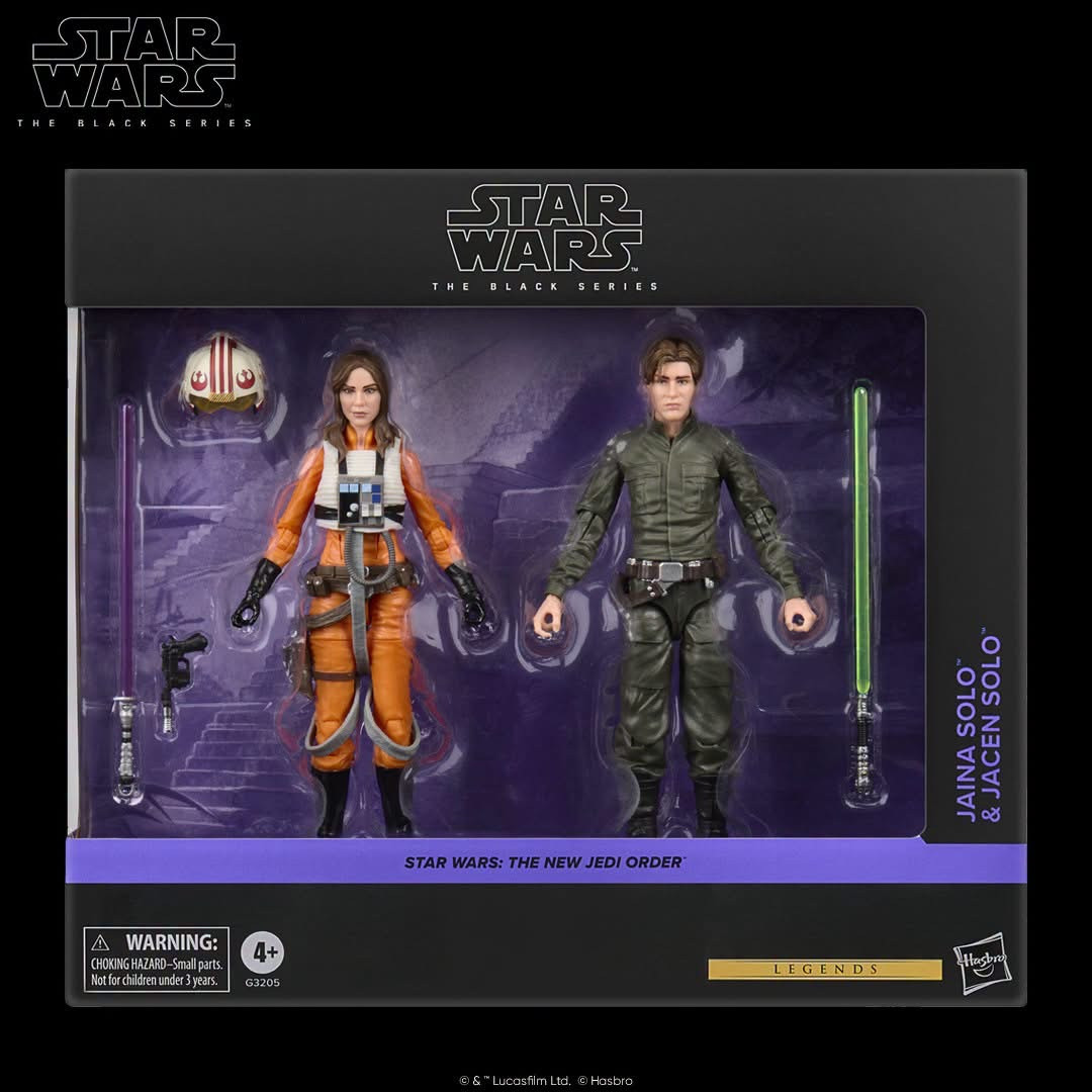 Star Wars Black Series Jaina Solo & Jacen Solo (Star Wars: The New Jedi Order) 2-Pack