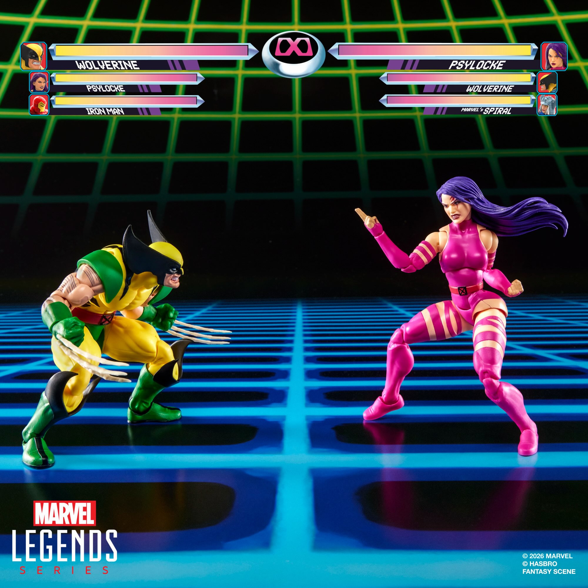 Marvel Legends Marvel Games Wolverine vs Psylocke 2-Pack
