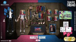 McFarlane Toys Store Collector's Club Drawing Board Crowdfund Suicide Squad Harley Quinn - Tier 3