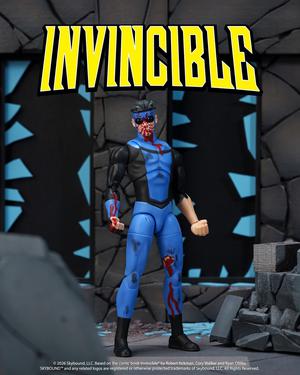 Jada Toys Amazon Original Invincible Invincible (Battle Damage) 1/12 Scale Deluxe Action Figure (SDCC 2026 Exclusive)