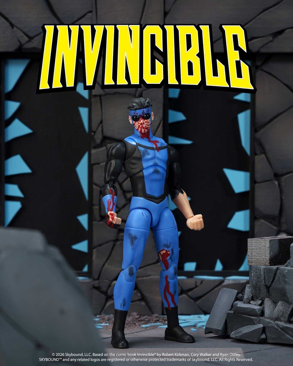 Jada Toys Amazon Original Invincible Invincible (Battle Damage) 1/12 Scale Deluxe Action Figure (SDCC 2026 Exclusive)