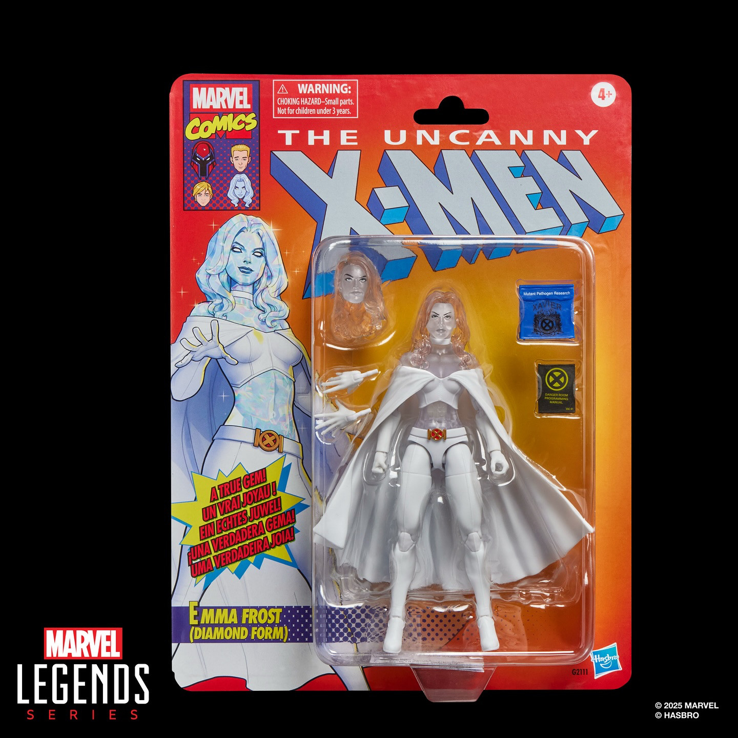 The Uncanny X-Men Marvel Legends Emma Frost (Diamond Form)  Action Figure