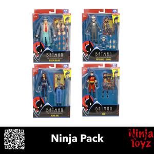 Ninja Pack McFarlane Toys DC Direct Batman The Animated Series Rene Montoya BAF Detective Bullock Talia al Ghul Ventriloquist & Scarface Robin 6” Figures