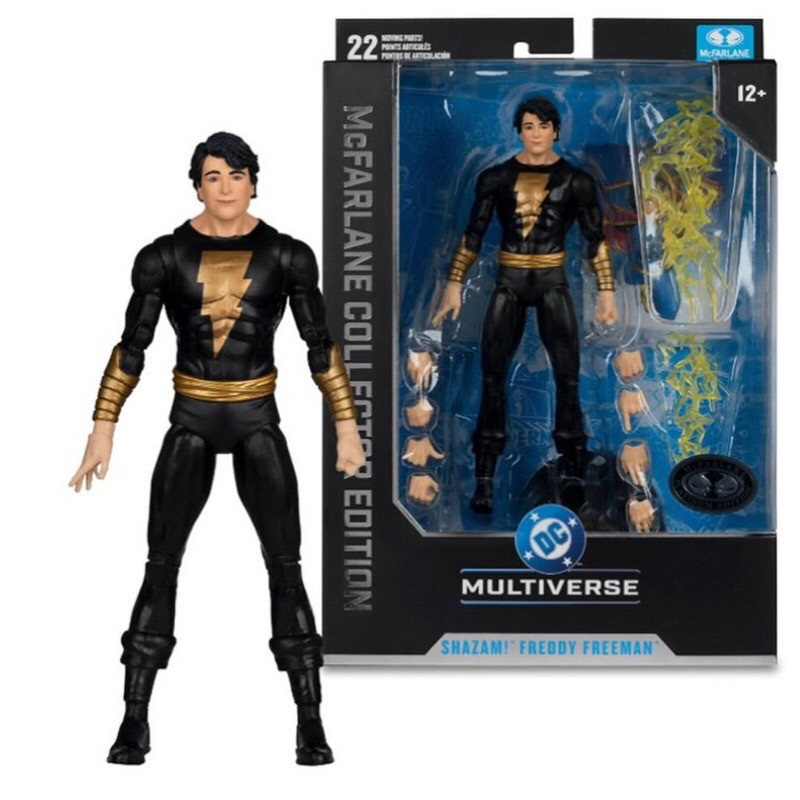 DC McFarlane Collector Edition Shazam! Freddy Freeman (DC Classic) 7-Inch Scale Action Figure Platinum Edition