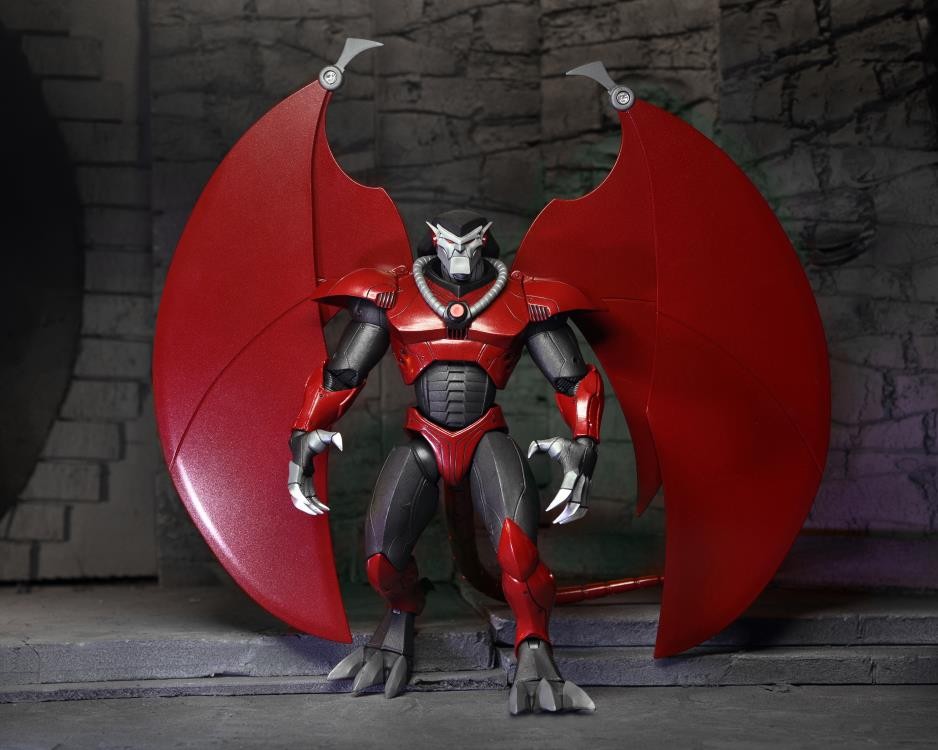 NECA Gargoyles – Action Figure Ultimate David Xanatos 17,8 Cm, Con Accessori E Ali Piegate, Collezionismo