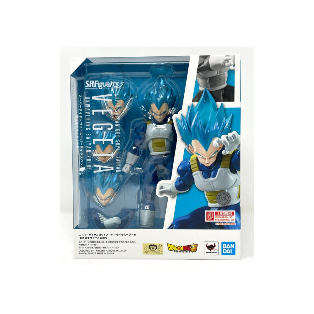 S.H.Figuarts Super Saiyan God Vegeta Unwavering Pride Figure