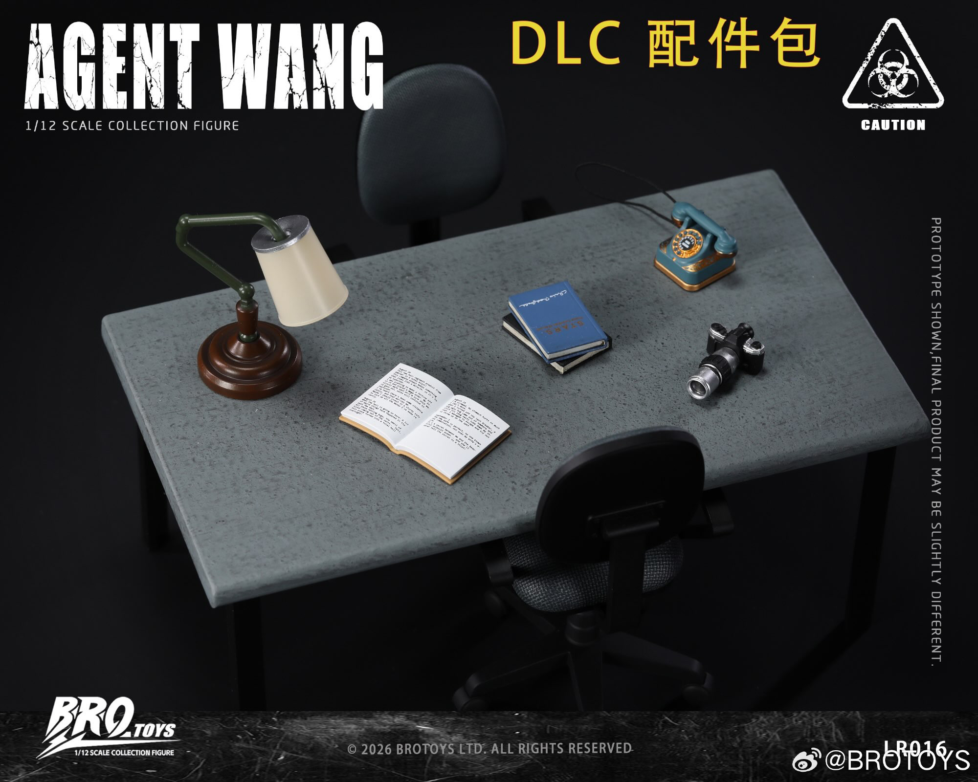 BROTOYS 1/12 Agent Wang Diorama DLC Scene Accessory Pack (LR016)