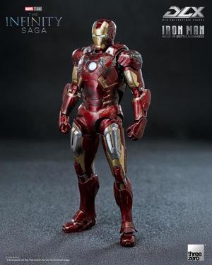Marvel: The Infinity Saga DLX Iron Man Mark 7 (Battle Damaged Ver.) 1/12 Scale Action Figure