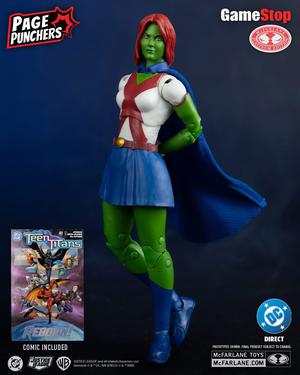 McFarlane Toys DC Direct Page Punchers Red Platinum Miss Martian (Teen Titans #41) Figure