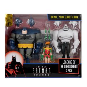 McFarlane Toys - DC Direct - New Batman Adventures 3pk - Batman, Mutant Leader, and Robin (Legends of The Dark Knight)