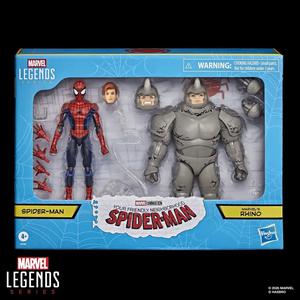 Marvel Legends Series Spider-Man vs. Marvel’s Rhino 2-Pack (Your Friendly Neighborhood Spider-Man)