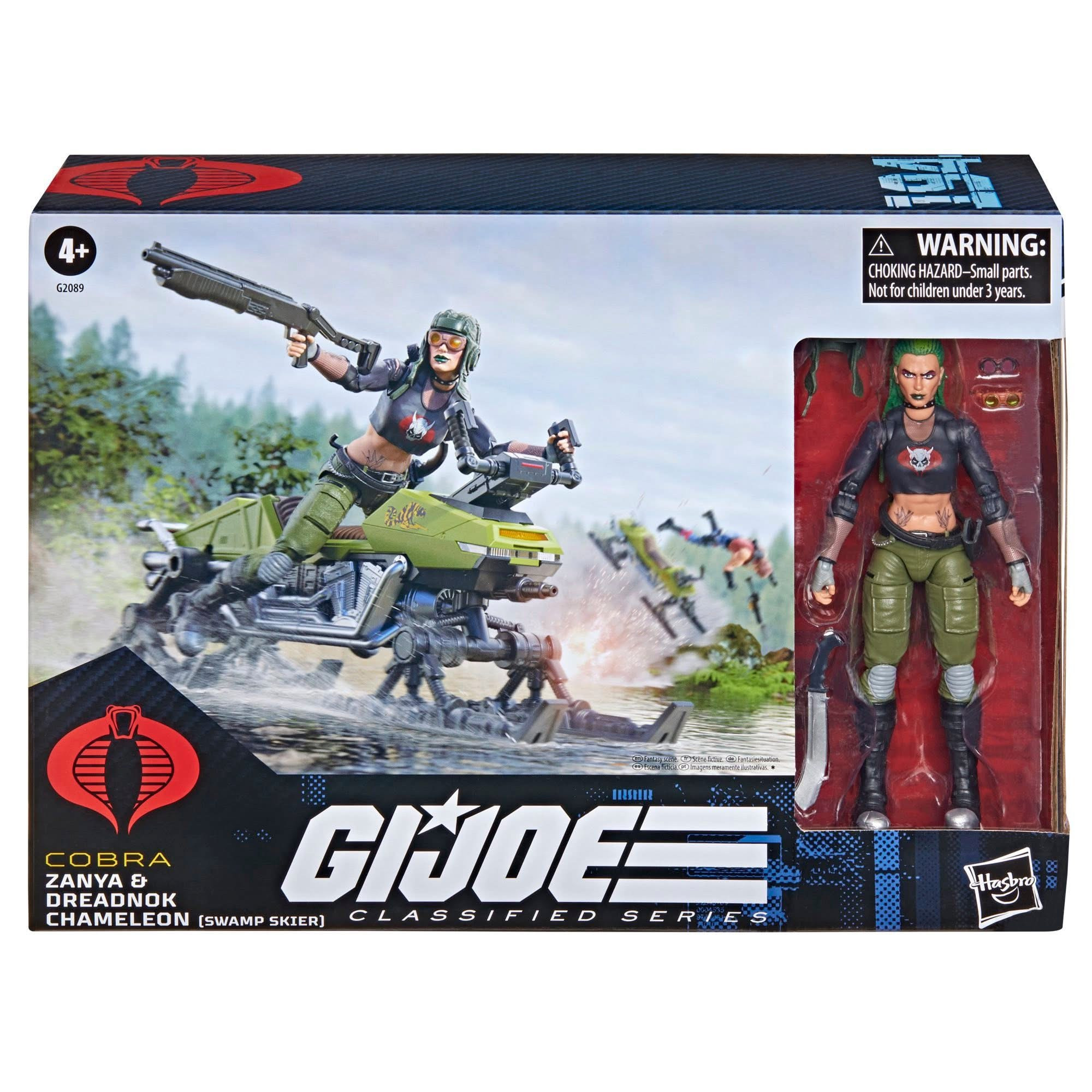 G.I. Joe Classified Series #194 Cobra Zanya & Dreadnok Chameleon (Swamp Skier)