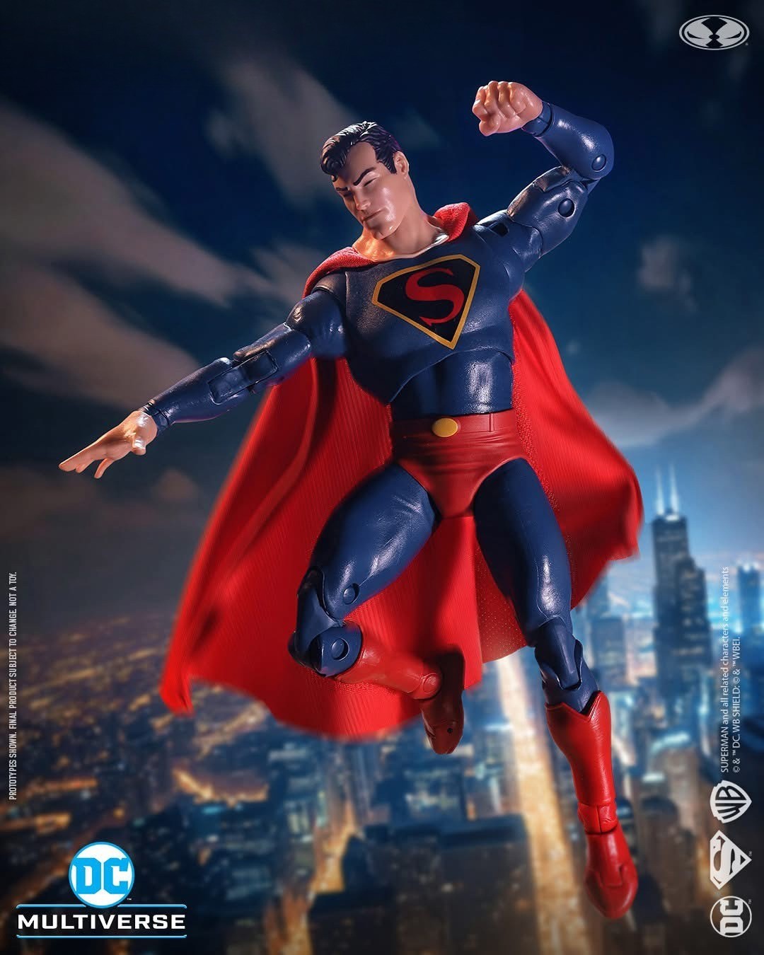 McFarlane Toys DC Multiverse Superman (DC Classic) 7 Inches Action Figure - Iconic Hero in Detailed DC Comics Design