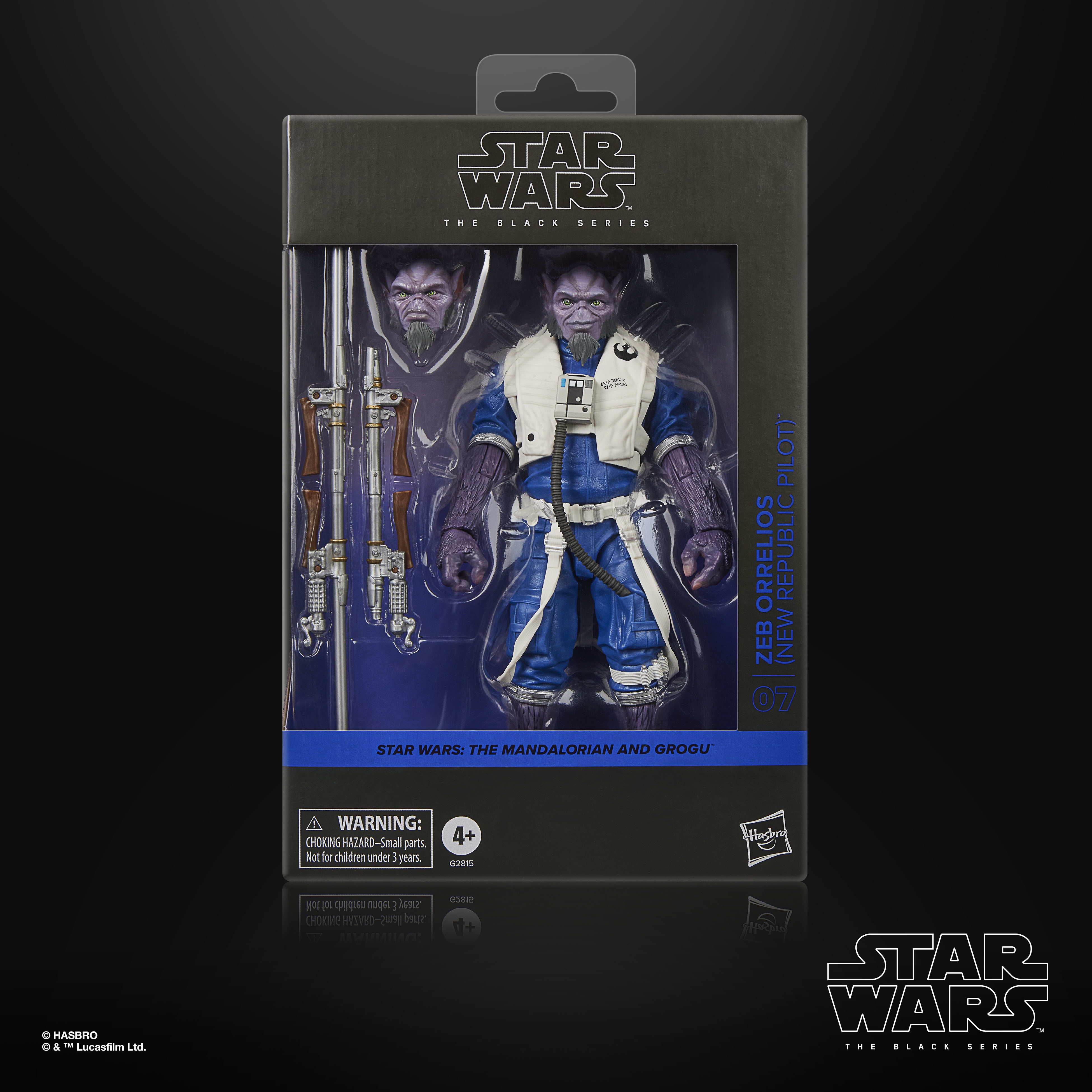 Star Wars: The Black Series Zeb Orrelios (New Republic Pilot) (The Mandalorian & Grogu) Action Figure