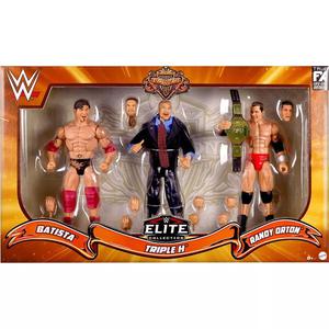 Mattel WWE Elite Evolution 3-Pack Triple H Randy Orton Batista