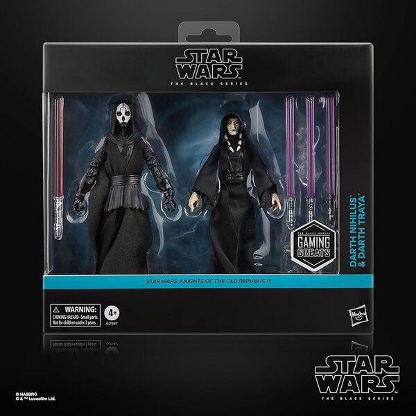 Star Wars Black Series Darth Nihilus & Darth Traya (Star Wars: Knights of the Old Republic II) 2-Pack (Amazon Exclusive)