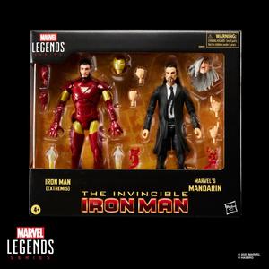 Marvel Legends Amazon Exclusive The Invincible Iron Man Iron Man (Extremis) And Marvel’s Mandarin 2-Pack