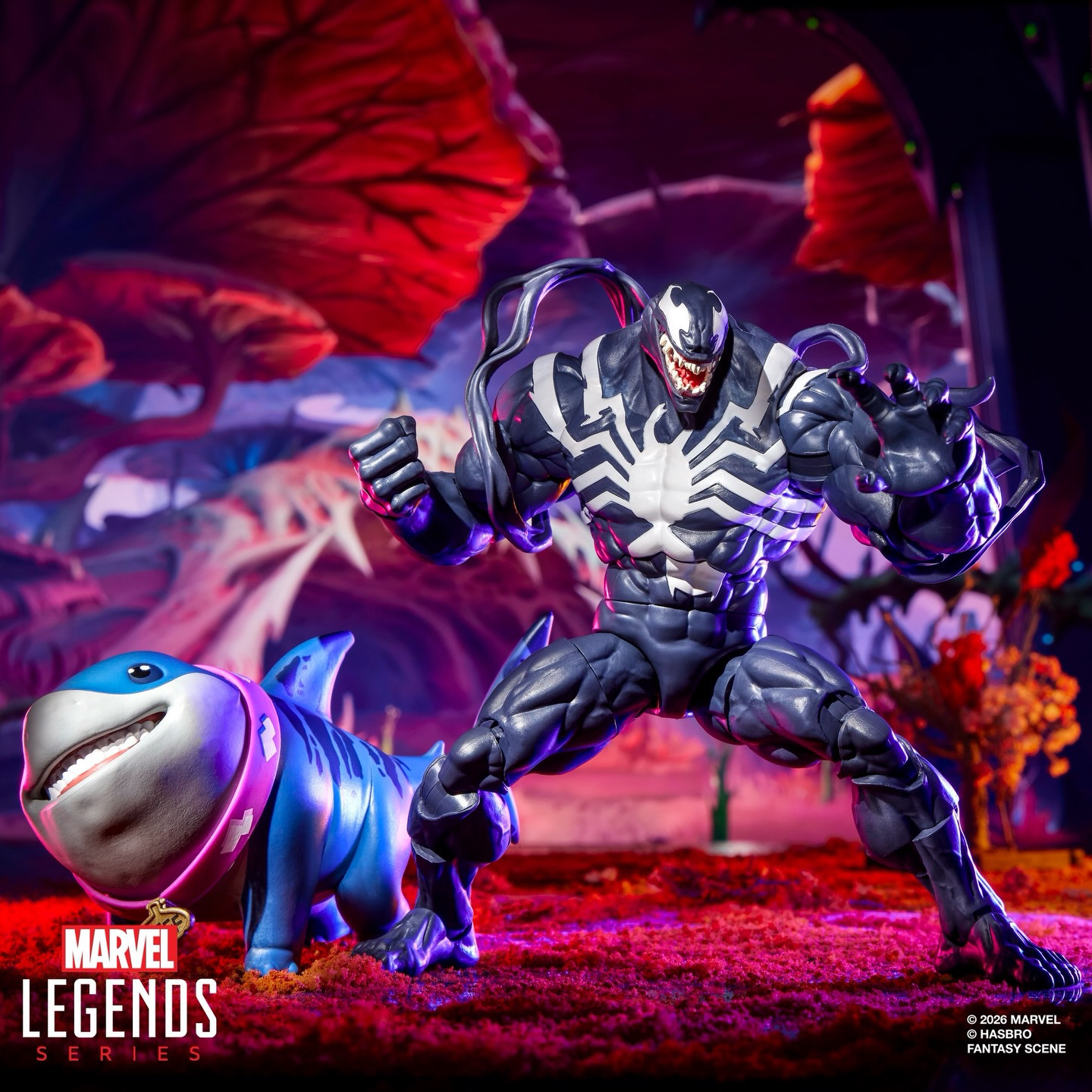 Marvel Legends Marvel Rivals Venom & Jeff the Land Shark 2-Pack