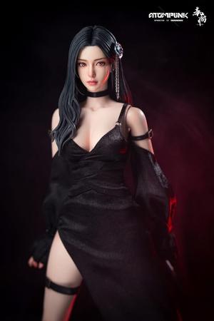 Atompunk Sword Princess Hyacinth Asian Beauty 1/6 Scale Full Set (Black ver.)