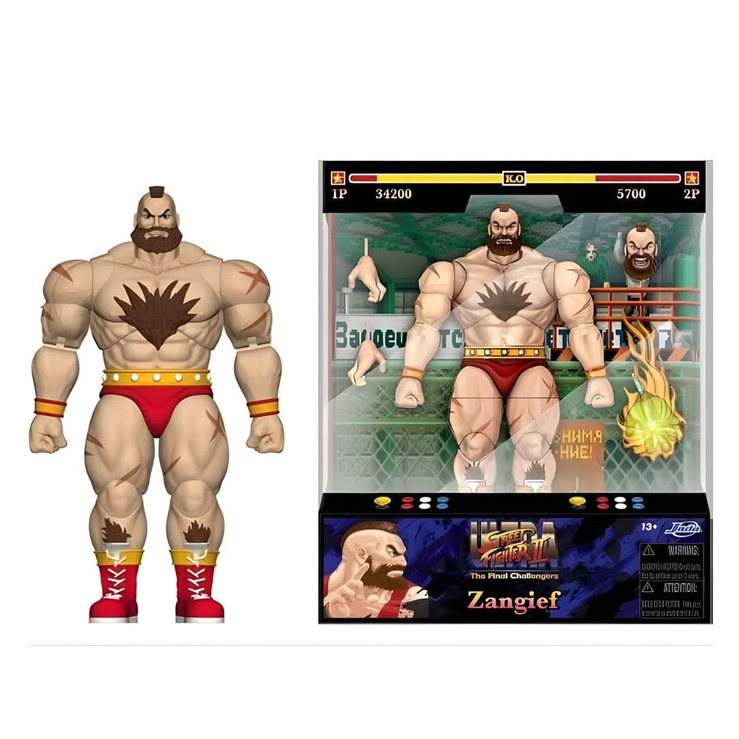 Jada Toys Ultra Street Fighter II: The Final Challengers Zangief 1/12 Scale Action Figure
