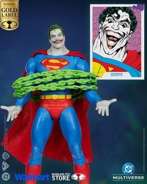 McFarlane Toys Superman (DC Multiverse: Jokerized Edition) 7" Action Figure Gold Label