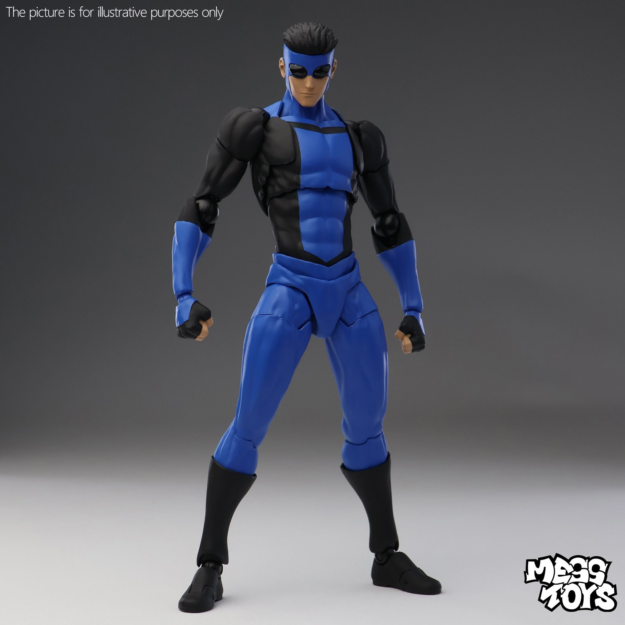Mess Toys CT Toys Unbreakable (Blue Suit) Action Figure