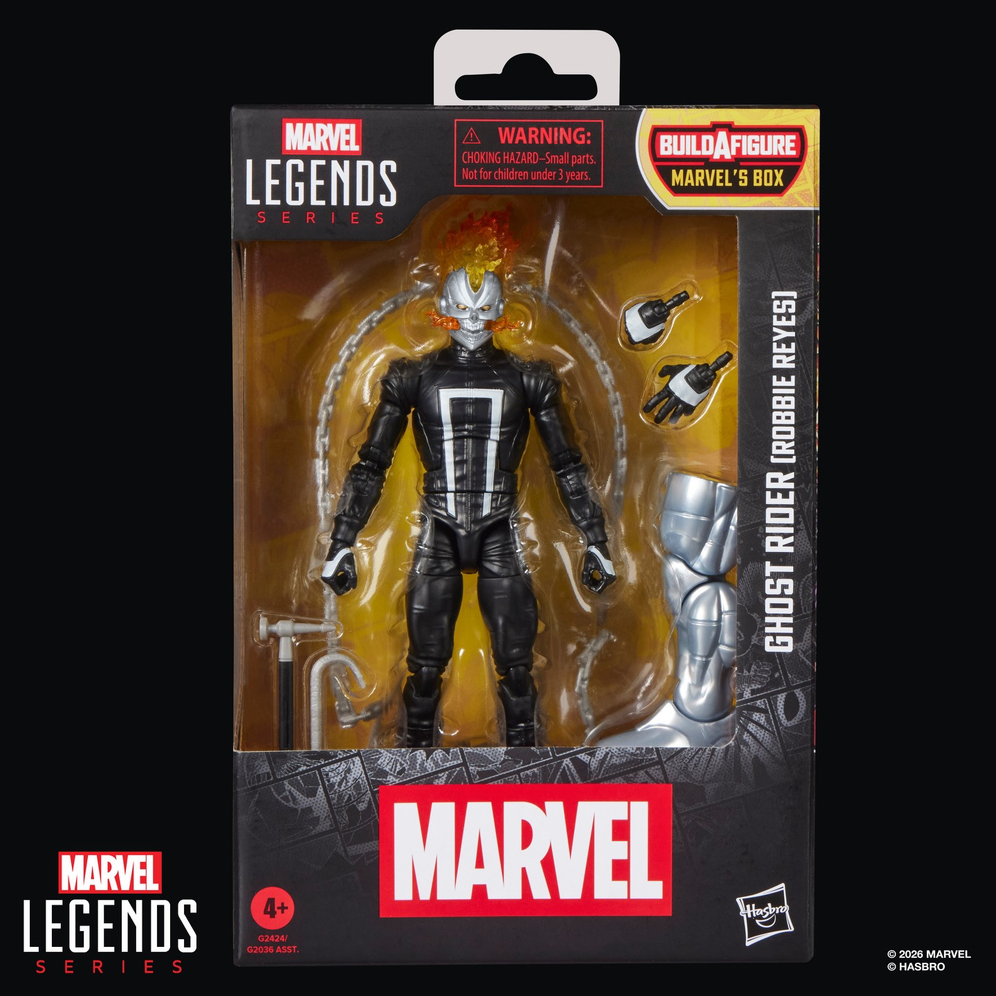 Ghost Rider Marvel Legends Robbie Reyes Action Figure (Marvel’s Box BAF)
