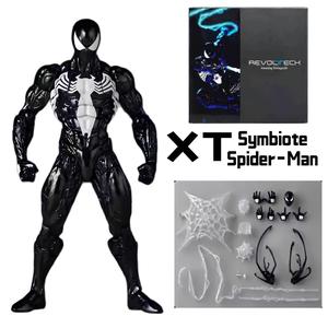 XT Factory Marvel Comics Amazing Yamaguchi Revoltech NR147 Symbiote Suit Spider-Man Action Figure KO