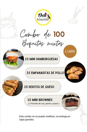 Combo de 100 boquitas mixtas 