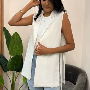 Talla M, L chaleco color blanco