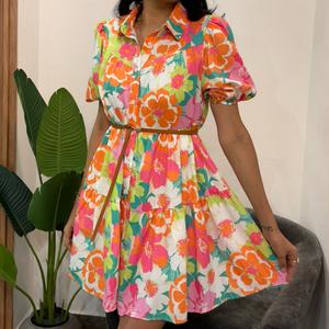 Talla S, M, L vestido floral