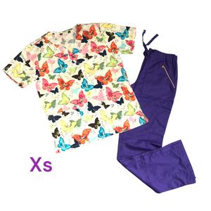 Uniforme colorido talla xs 