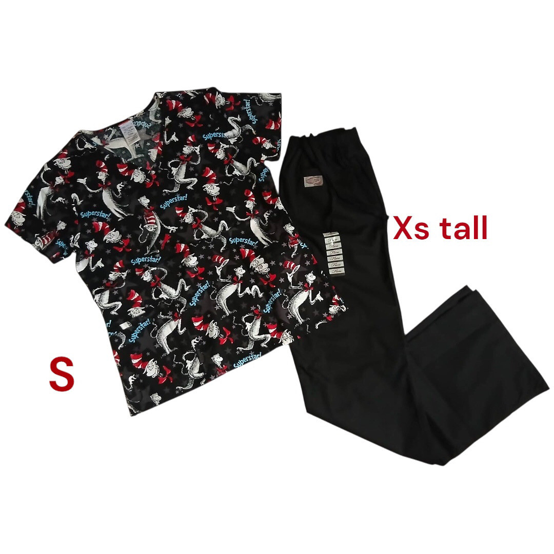 Camisa Dr Seuss y pantalón scrubzone