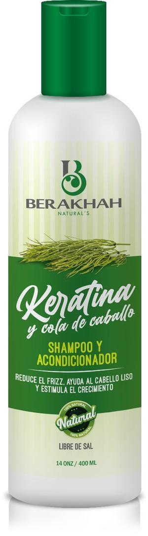 CHAMPU DE KERATINA Y COLA DE CABALLO 450 ml