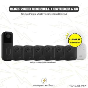 Cámaras Blink Video Doorbell + Outdoor 4 XR⚡(PRE-ORDEN)