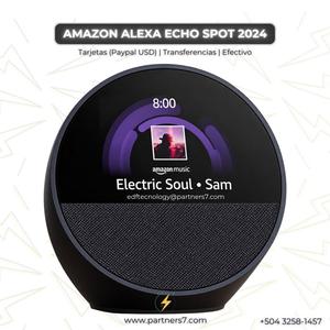 Amazon Alexa Echo Spot 2024 (Nuevo Sellado)⚡
