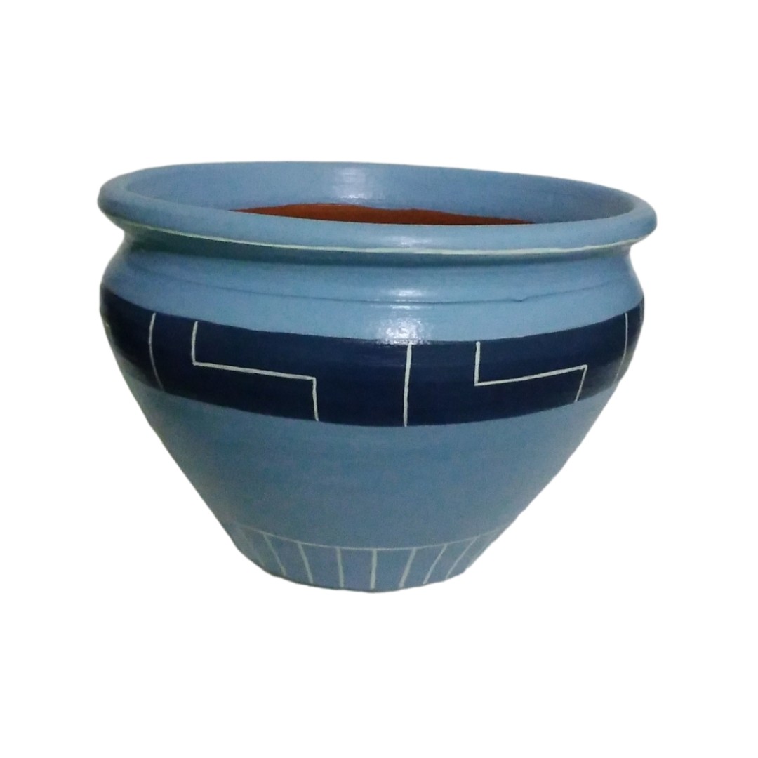 Macetera ancestral de colores