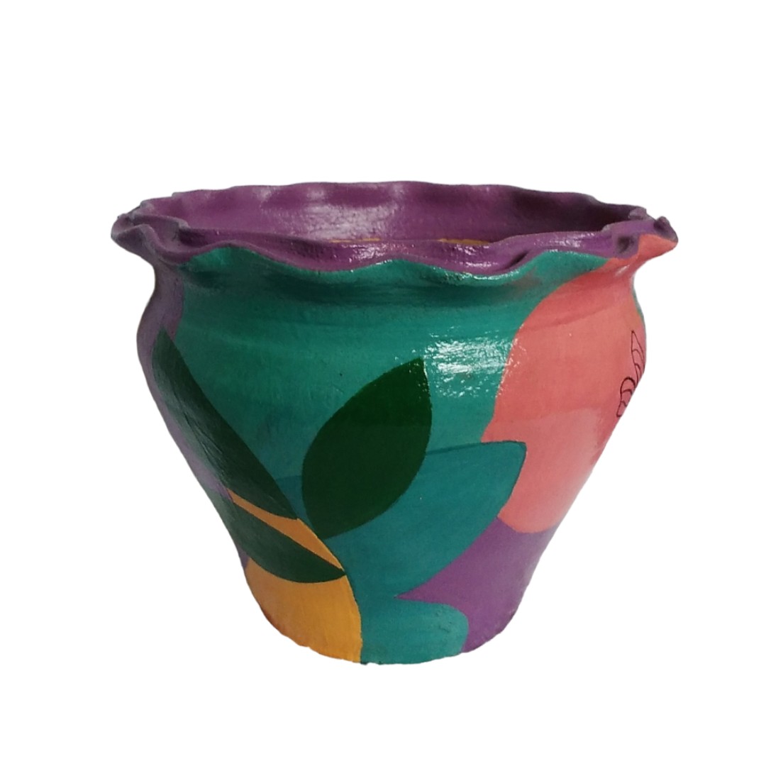 Macetera de libelulas