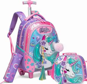 Bolsón de tres piezas de rueda unicornio