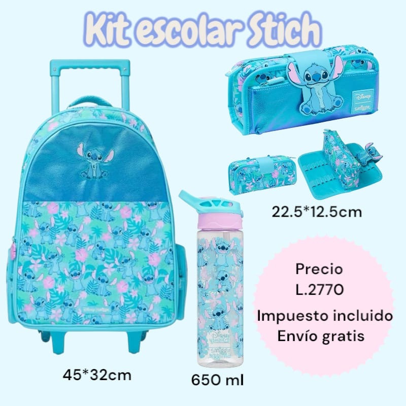 Bolsón de Stitch KIT escolar (Primaria) 