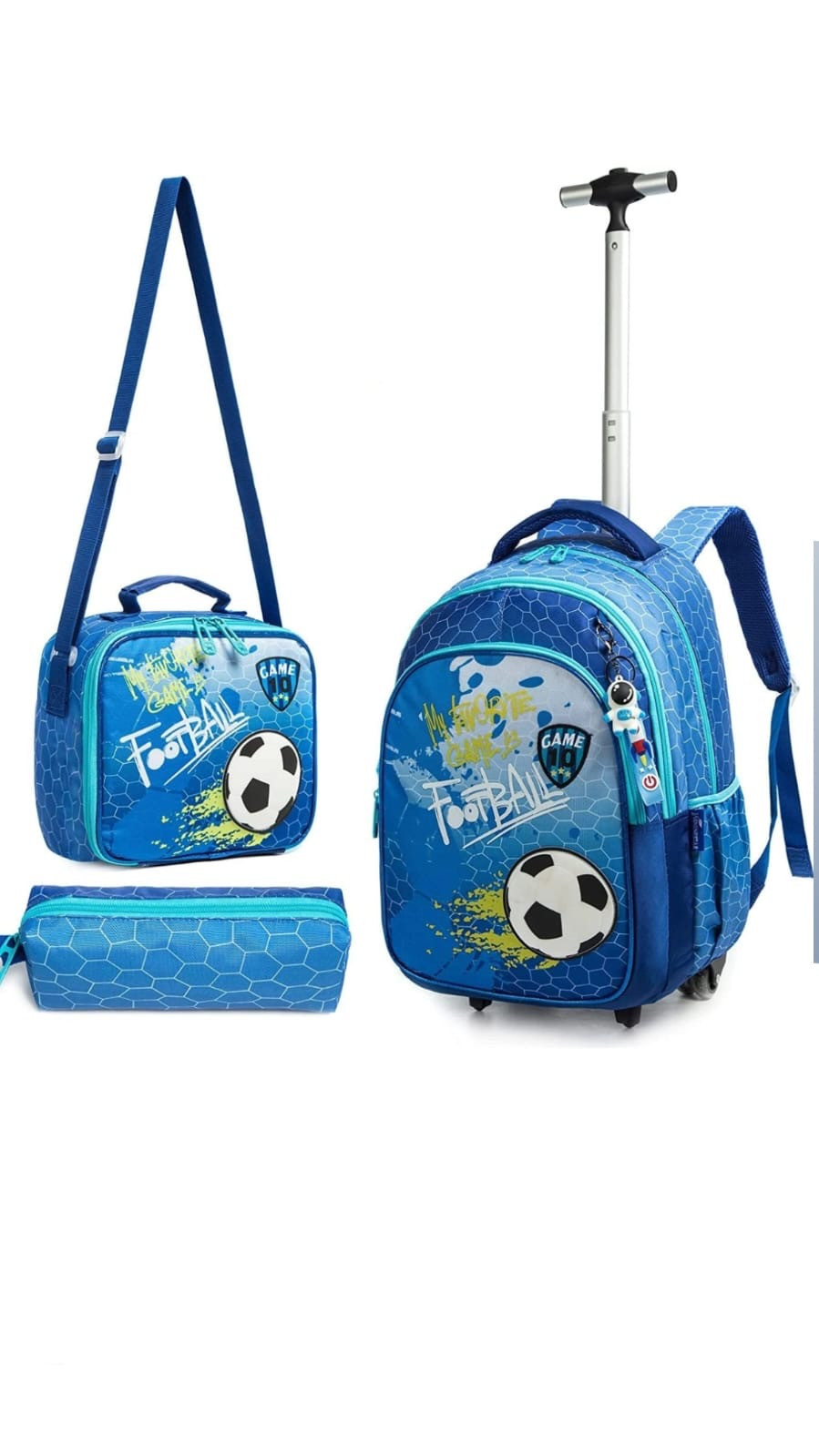 Bolsón de tres piezas de fútbol 
