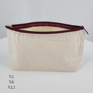 Cartuchera O Neceser Zipper Rojo