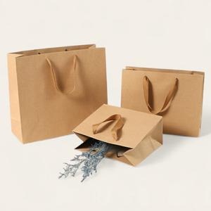 Bolsas De Papel kraft Con Cordón 