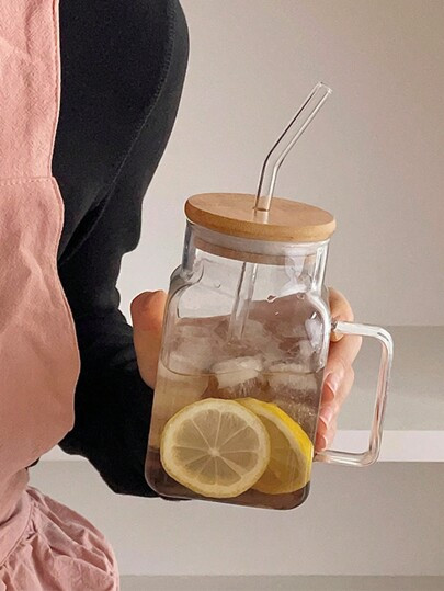 Taza o Vaso Vidrio Con Asa 