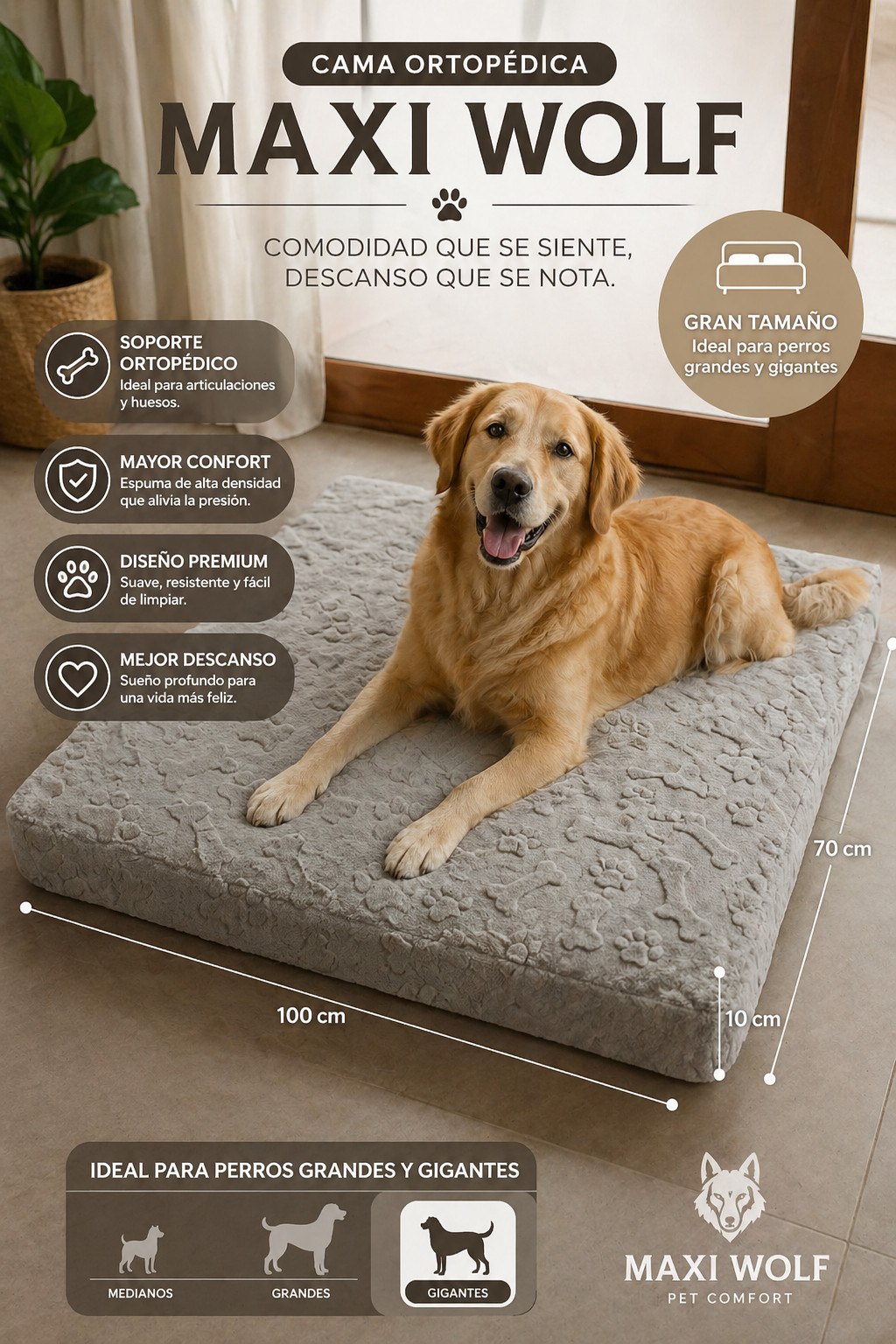 Cama Ortopédica Mascota