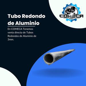 Tubo Redondo de Aluminio 3mm