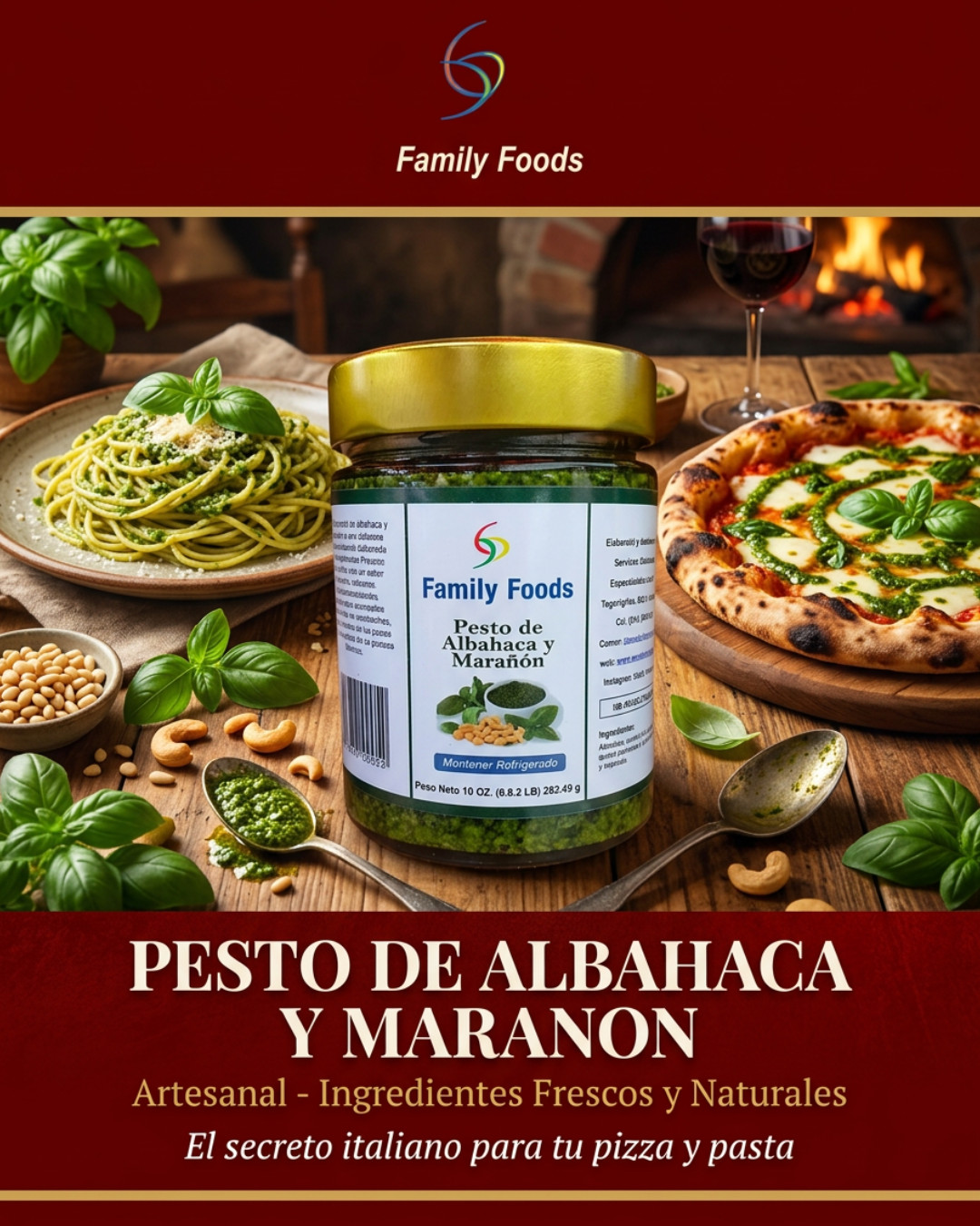 Pesto de Albahaca y Marañón