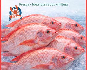 Pescado Tilapia con escama